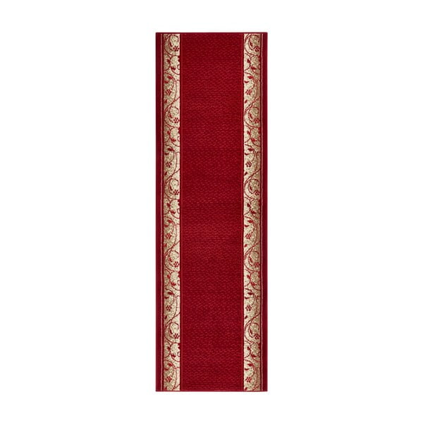Koberec Basic Elegance, 80x400 cm, červený