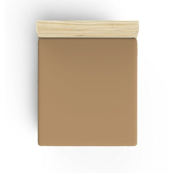 Hnedá napínacia bavlnená plachta 140x200 cm – Mijolnir