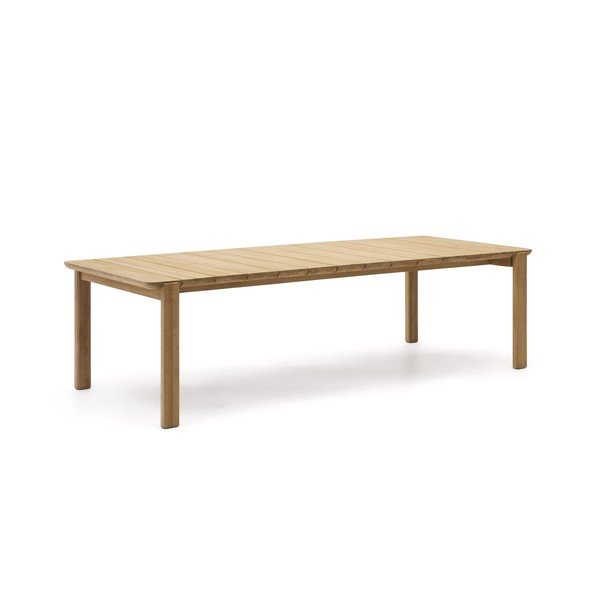 Záhradný jedálenský stôl z tíkového dreva 102x220 cm Icaro – Kave Home