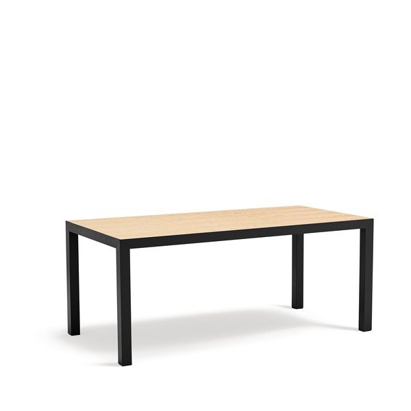 Jedálenský stôl s doskou z dubového dreva 75x180 cm Alma – Teulat-image-2