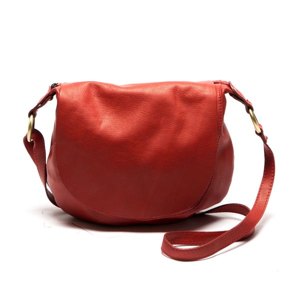 Kožená kabelka Desideria, rosso