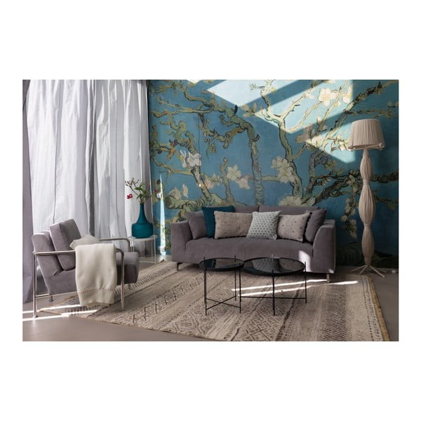 Modrý vankúš s výplňou Zuiver Monty, 45 × 45 cm-image-3