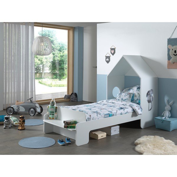 Biela detská posteľ Vipack Casami, 90 x 200 cm-image-1