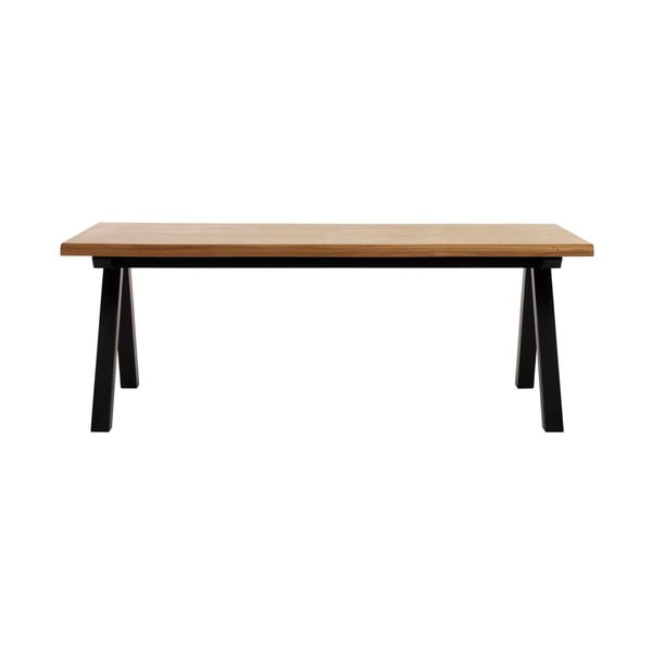 Jedálenský stôl z dreva bieleho duba Unique Furniture Oliveto, 100 x 210 cm
