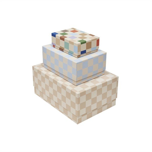 Kartónové detské úložné boxy v súprave 3 ks 31x22x14 cm Mana – OYOY Mini