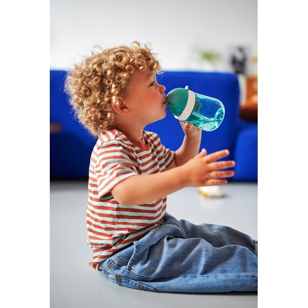 Tritánový detský hrnček v bielej a svetlozelenej farbe 300 ml Little farm – Mepal-image-4