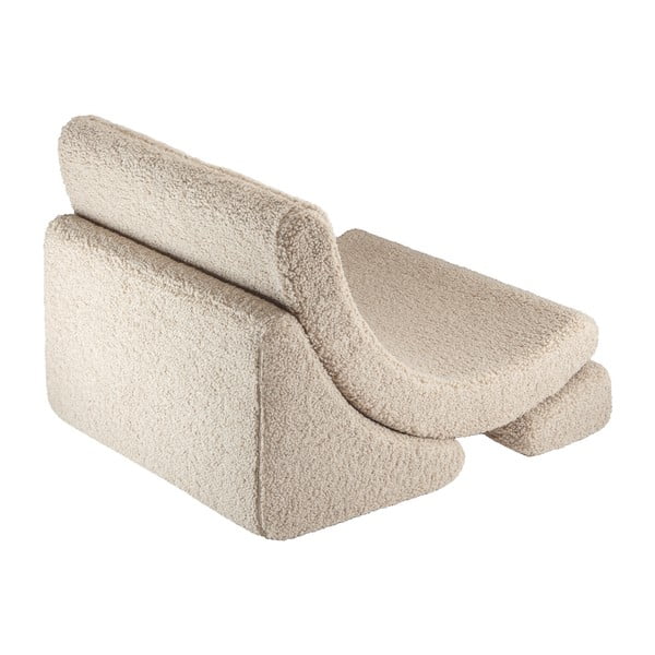 Svetlohnedé detské kresielko z textílie buklé Moon – Wigiwama-image-2