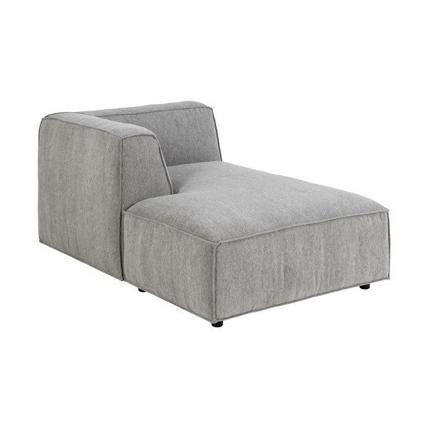 Svetlosivý modul leňošky k pohovke Bonami Selection Fairfield, ľavý roh-image-3