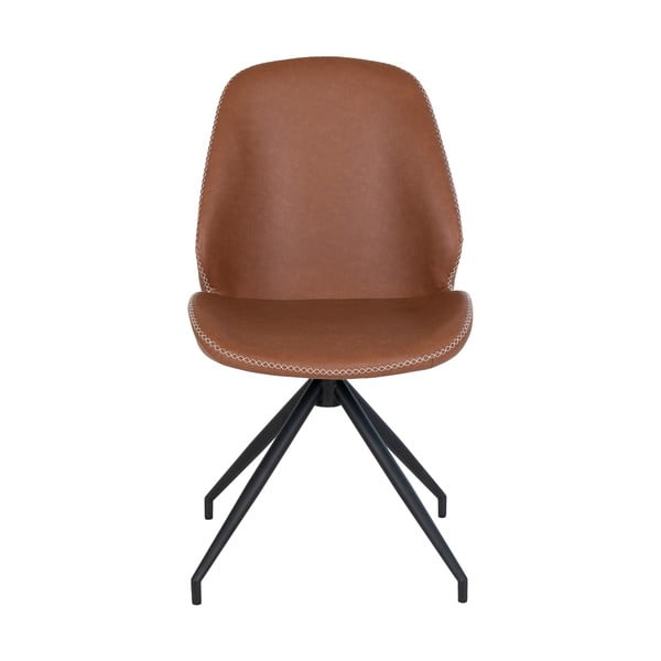 Koňakovohnedé jedálenské stoličky v súprave 2 ks Monte – House Nordic-image-3