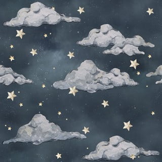 Detská tapeta 50x280 cm Magic Night Sky - Dekornik