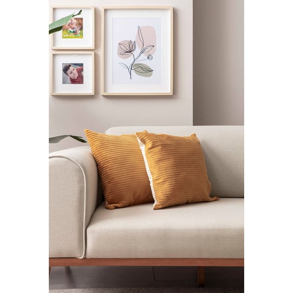 Menčestrové obliečky na vankúše v súprave 2 ks 43x43 cm – Mioli Decor-image-3