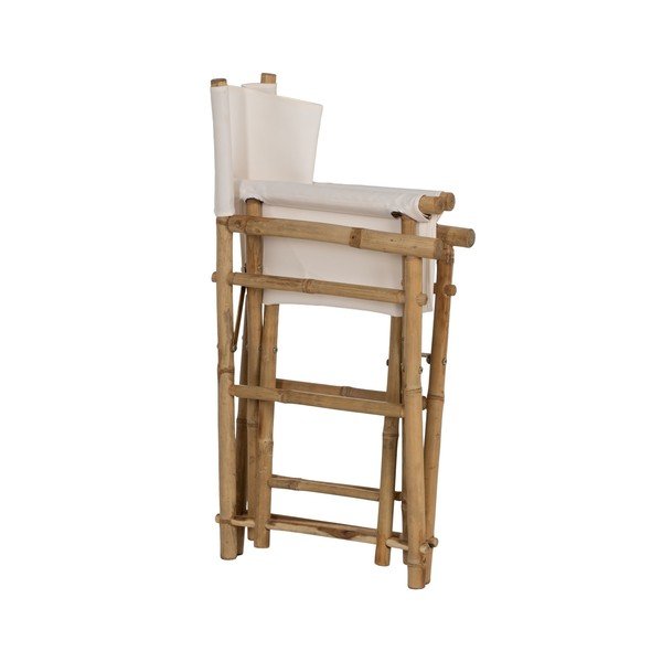 Bambusová skladacia jedálenská stolička v prírodnej farbe Director – Ixia-image-2