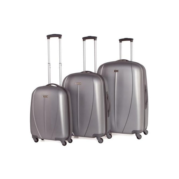 Set 3 cestovných kufrov Tempo Plata
