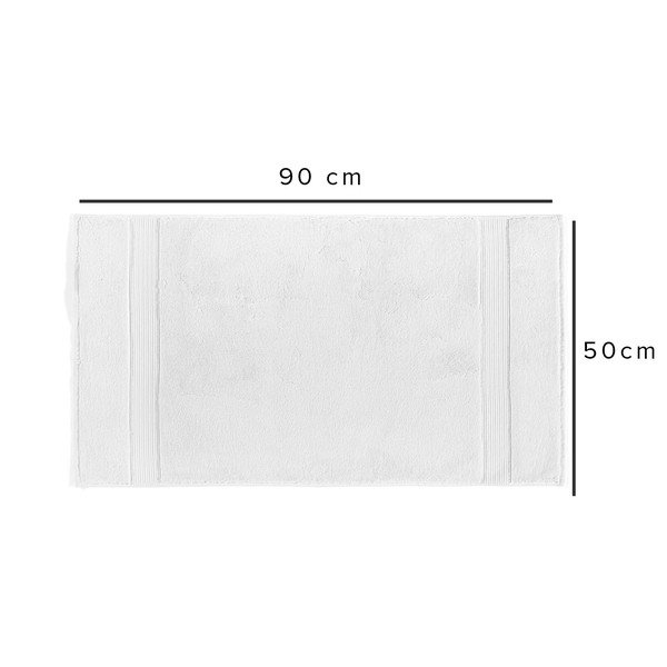 Biely bavlnený uterák 50x90 cm Chicago – Foutastic-image-2