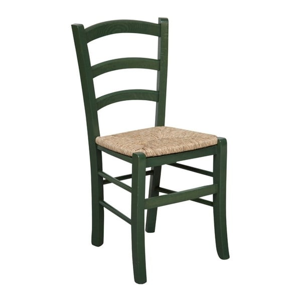 Zelená stolička z bukového dreva Alis