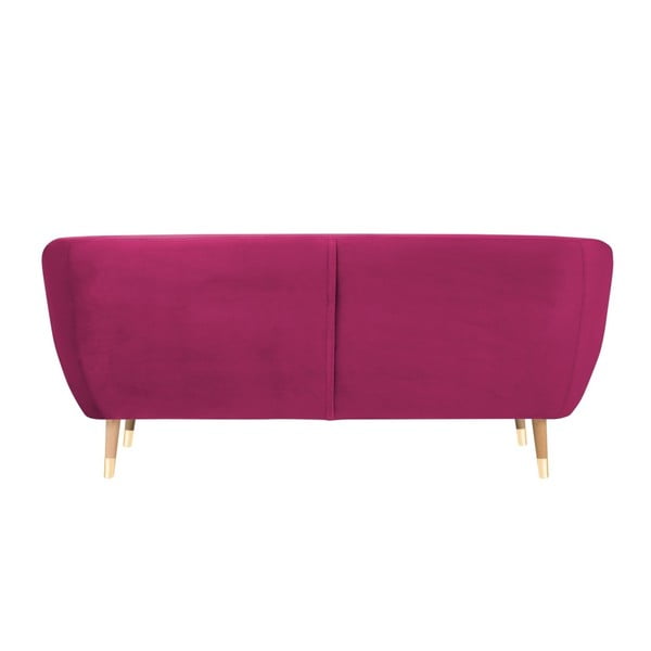 Ružová trojmiestna pohovka Mazzini Sofas Amelie-image-2