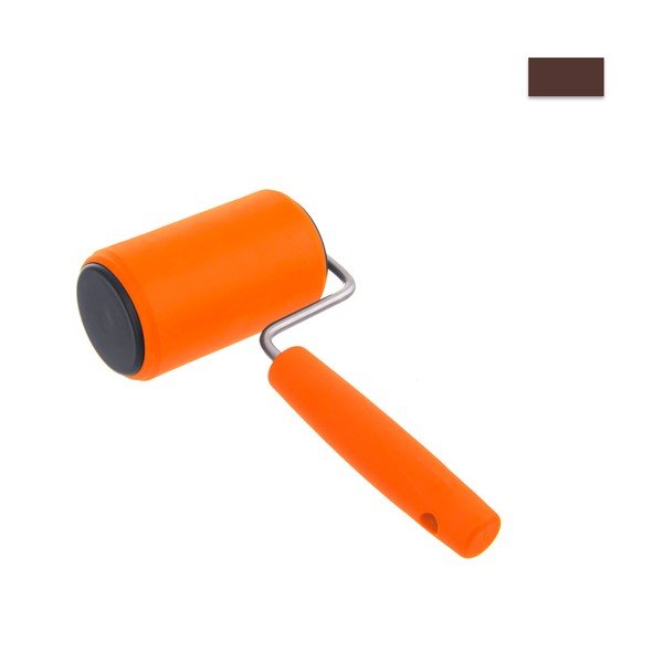 Silikonový valček s oranžovou rukoväťou Orion Mini