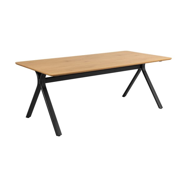 Jedálenský stôl s doskou v dubovom dekore 100x200 cm Bristol – Actona