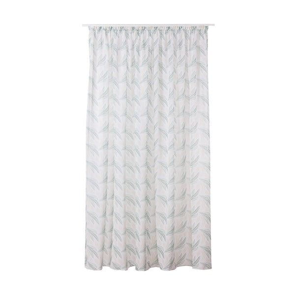Bielo-zelená záclona 300x260 cm Seva – Mendola Fabrics