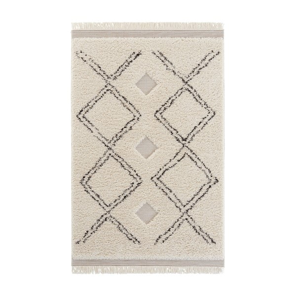 Krémovobiely koberec Mint Rugs New Handira Aranos, 80 x 150 cm
