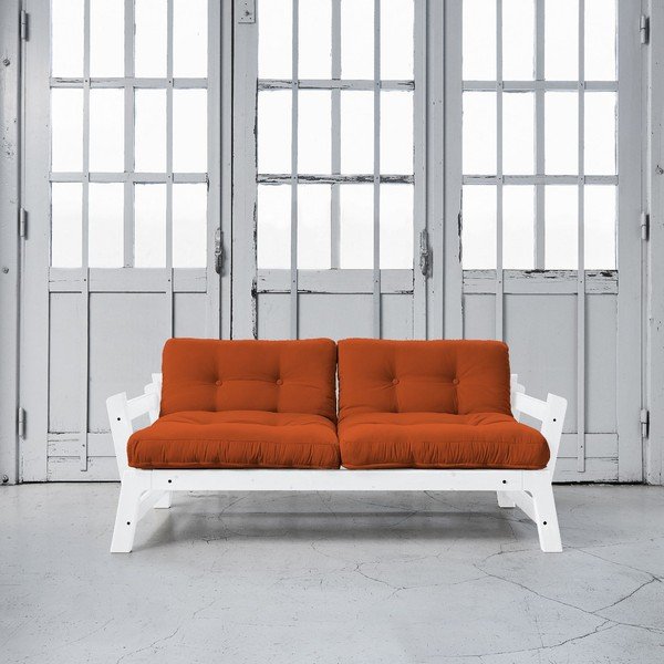 Rozkladacia pohovka Karup Step White/Orange-image-1