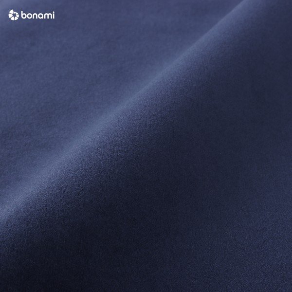 Tmavomodrá zamatová podnožka EMKO Bean-image-3