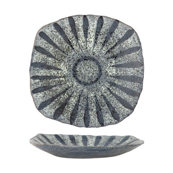 Sivý servírovací kameninový tanier ø 32 cm Ramie – Bloomingville-image-4
