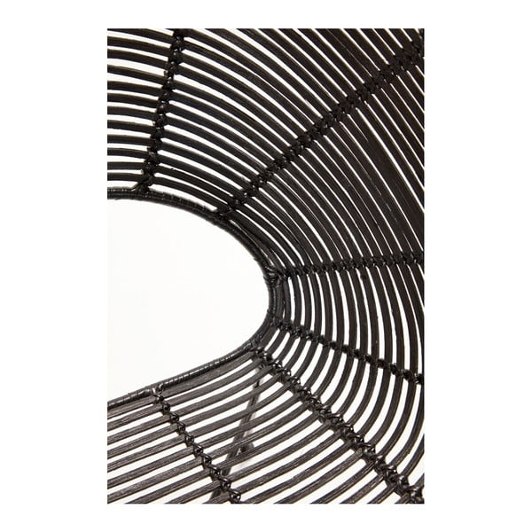 Čierna ratanová stolička Hübsch Aslog-image-3