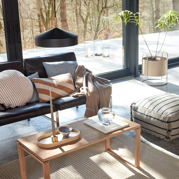 Čierne kovové závesné svietidlo ø 30 cm Hatto – OYOY Living Design-image-1