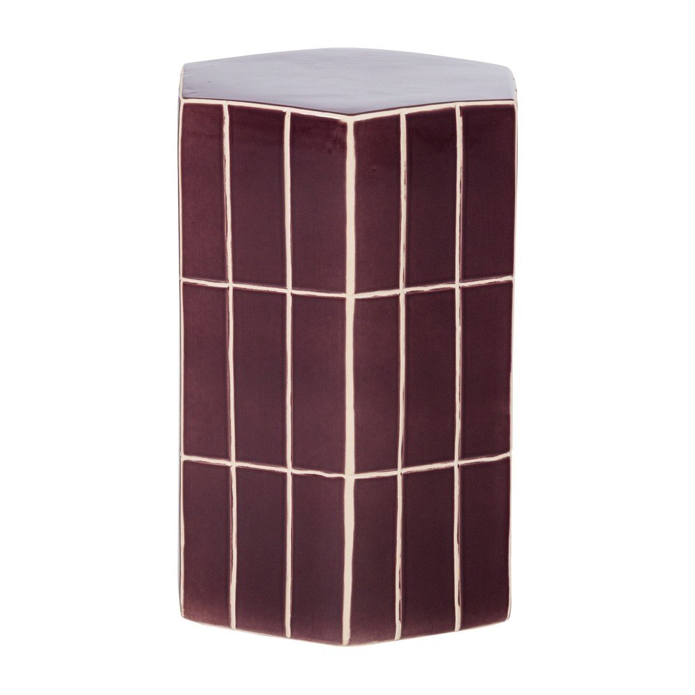 Keramický odkladací stolík 26x30 cm Plu – WOOOD