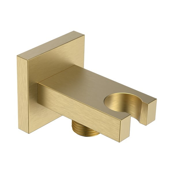 Mosadzný diel na pripojenie sprchy v zlatej farbe – Sapho