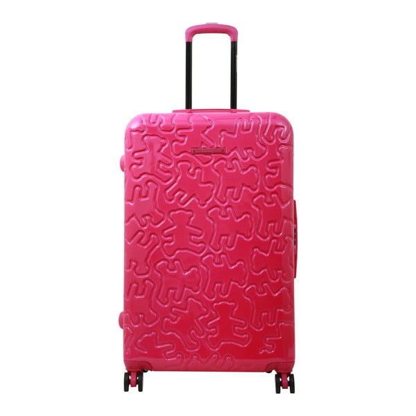 Ružový cestovný kufor LULU CASTAGNETTE George, 107 l