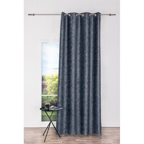 Antracitovosivý záves 140x260 cm Terra – Mendola Fabrics-image-1