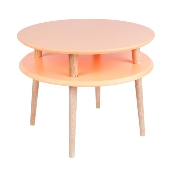 Konferenčný stolík UFO 45x57 cm, oranžový
