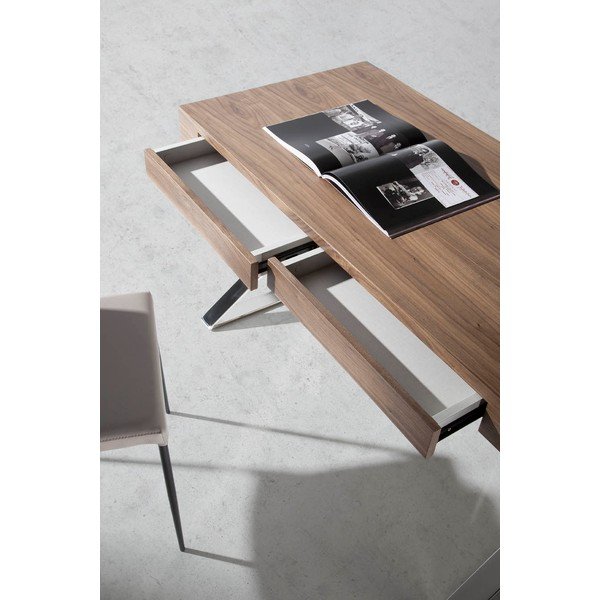 Pracovný stôl Ángel Cerdá Walnut Smooth-image-1
