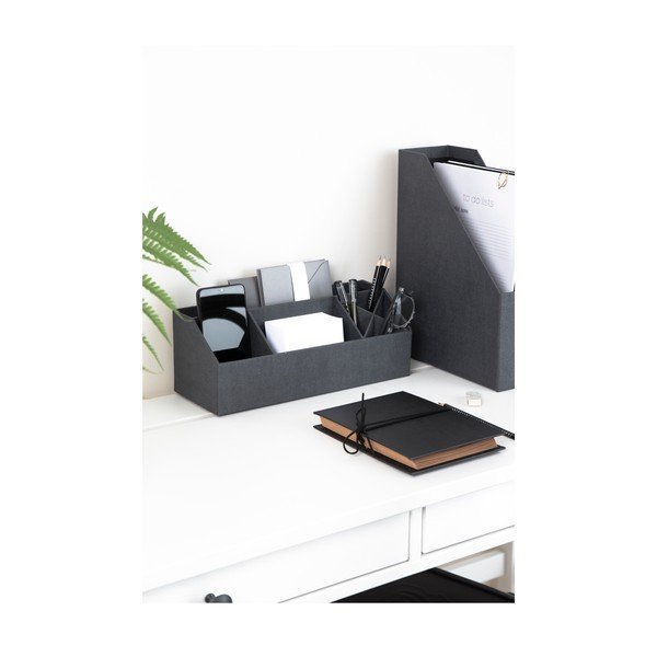 Kartónový organizér na písacie potreby Elisa Canvas Paper Laminate – Bigso-image-2