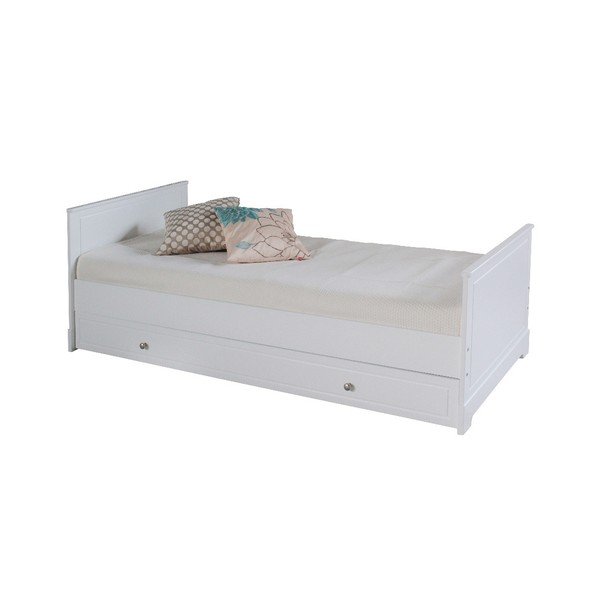 Biela zásuvka pod posteľ BELLAMY Marylou, 90 × 200 cm-image-2