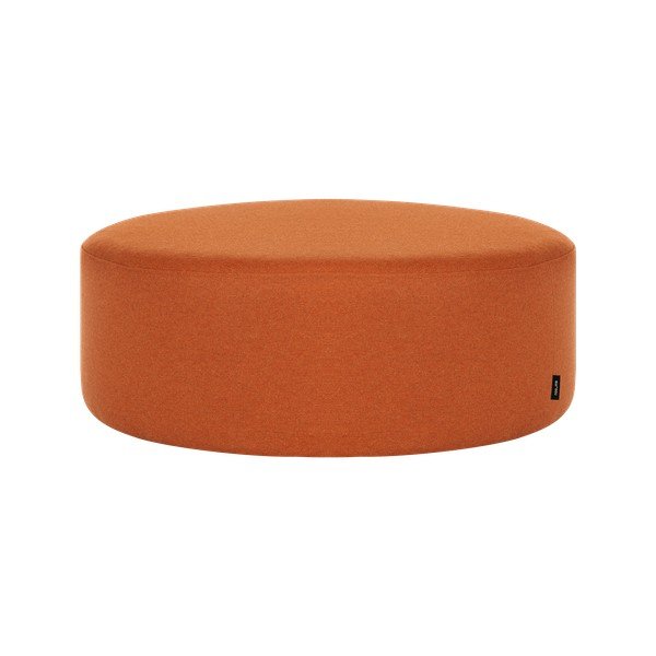Vlnený taburet v terakotovej farbe Folk – noo.ma