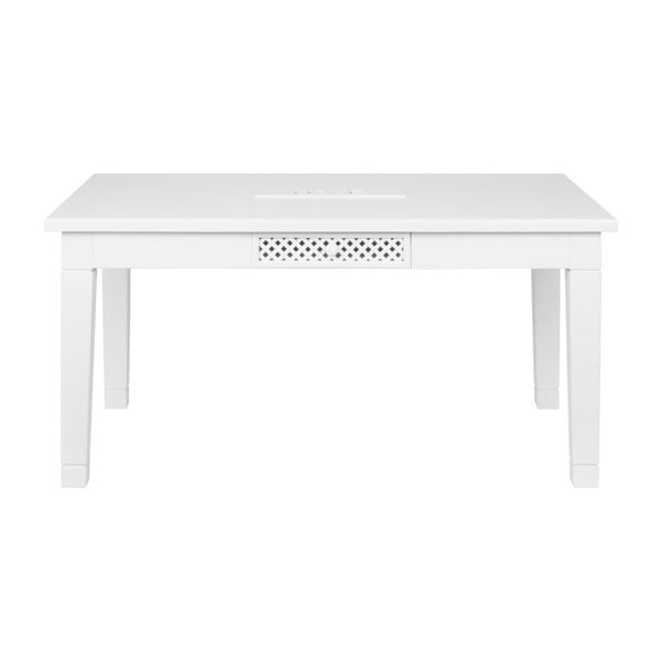 Biely jedálenský stôl Durbas Style La Provence, 140 × 90 cm