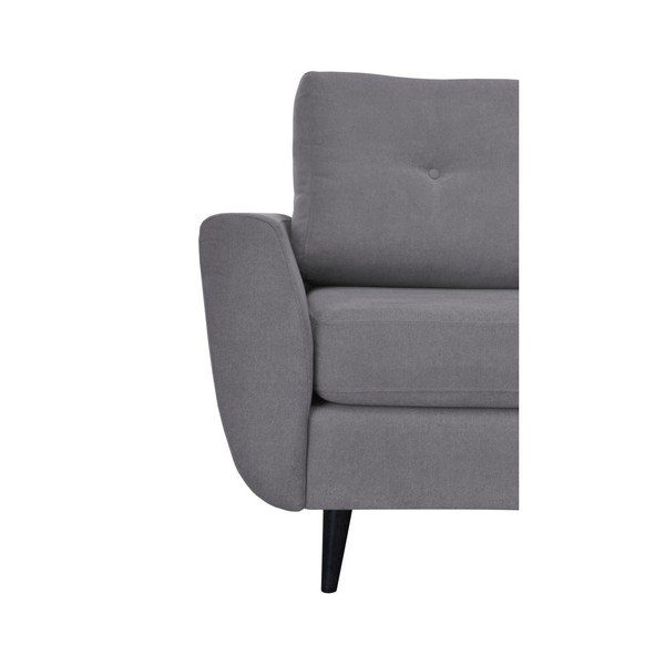 Sivé kreslo s tmavými nohami Mazzini Sofas Cedar-image-4