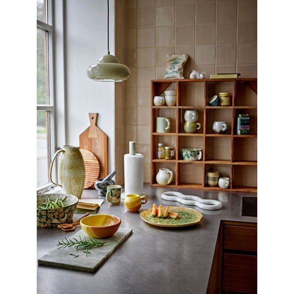 Svetlozelený mramorový stojan na papierové utierky ø 15 cm Emy – Bloomingville-image-2