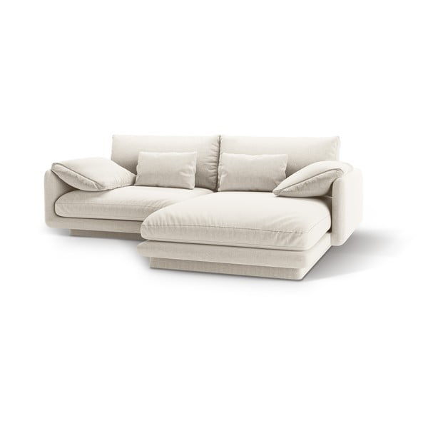 Biela rohová pohovka (pravý roh) Torino – Micadoni Home-image-1