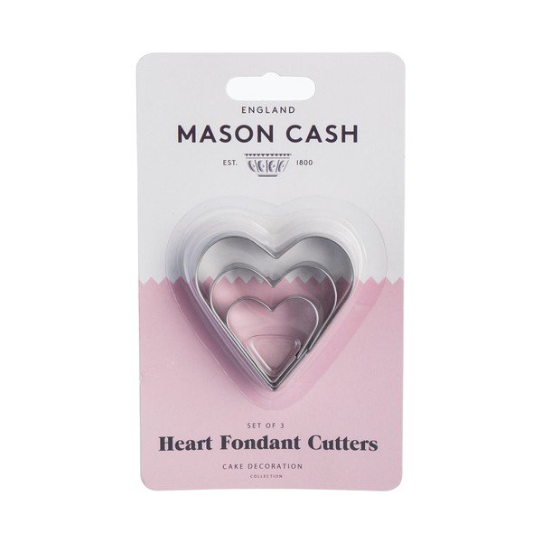 Sada 3 antikoro vykrajovadiel v tvare srdca Mason Cash-image-1