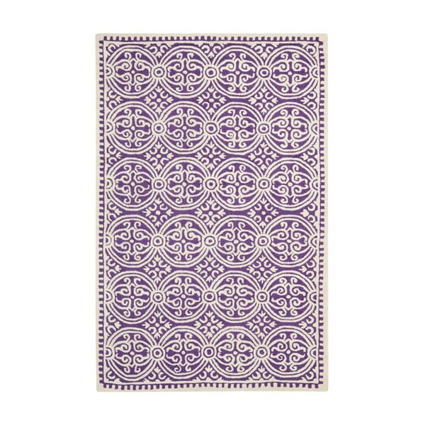 Vlnený koberec Safavieh Marina Purple, 152x243 cm