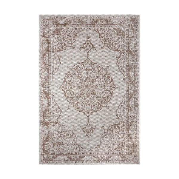 Hnedo-béžový vonkajší koberec Ragami Oslo, 80 x 150 cm