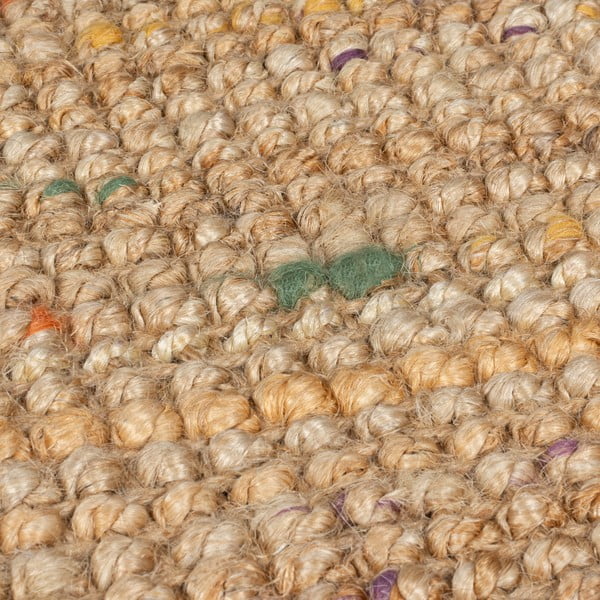 Ručne tkaný jutový koberec v prírodnej farbe 160x230 cm Jute Boucle Multi - Flair Rugs-image-3