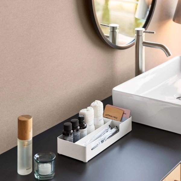 Biely kovový kúpeľňový organizér Amenity – YAMAZAKI-image-2