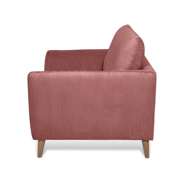 Ružové menčestrové kreslo Paris – Scandic-image-3