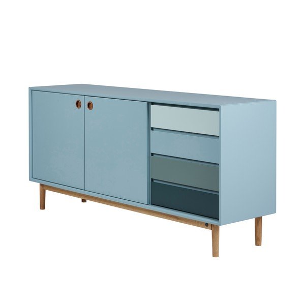 V mentolovej farbe nízka komoda 170x80 cm Color Box – Tom Tailor-image-2