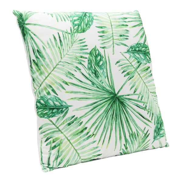 Zelený vankúš Kare Design Leaf, 45 × 45 cm